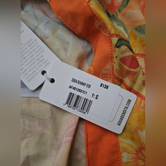 AGUA BENDITA Zenda FLORAL ROMPER Small - Picture 4 of 4